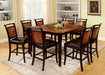 Salida II Acacia/Black 7 Pc. Counter Ht. Table Set - Premium Dining Room Set from FOA East - Just $1287! Shop now at Furniture Wholesale Plus  We are the best furniture store in Nashville, Hendersonville, Goodlettsville, Madison, Antioch, Mount Juliet, Lebanon, Gallatin, Springfield, Murfreesboro, Franklin, Brentwood