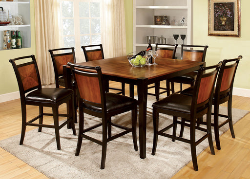 Salida II Acacia/Black 9 Pc. Counter Ht. Table Set - Premium Dining Room Set from FOA East - Just $1569.75! Shop now at Furniture Wholesale Plus  We are the best furniture store in Nashville, Hendersonville, Goodlettsville, Madison, Antioch, Mount Juliet, Lebanon, Gallatin, Springfield, Murfreesboro, Franklin, Brentwood