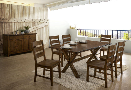 WOODWORTH 7 Pc. Dining Table Set - Premium Dining Room Set from FOA East - Just $1522.95! Shop now at Furniture Wholesale Plus  We are the best furniture store in Nashville, Hendersonville, Goodlettsville, Madison, Antioch, Mount Juliet, Lebanon, Gallatin, Springfield, Murfreesboro, Franklin, Brentwood