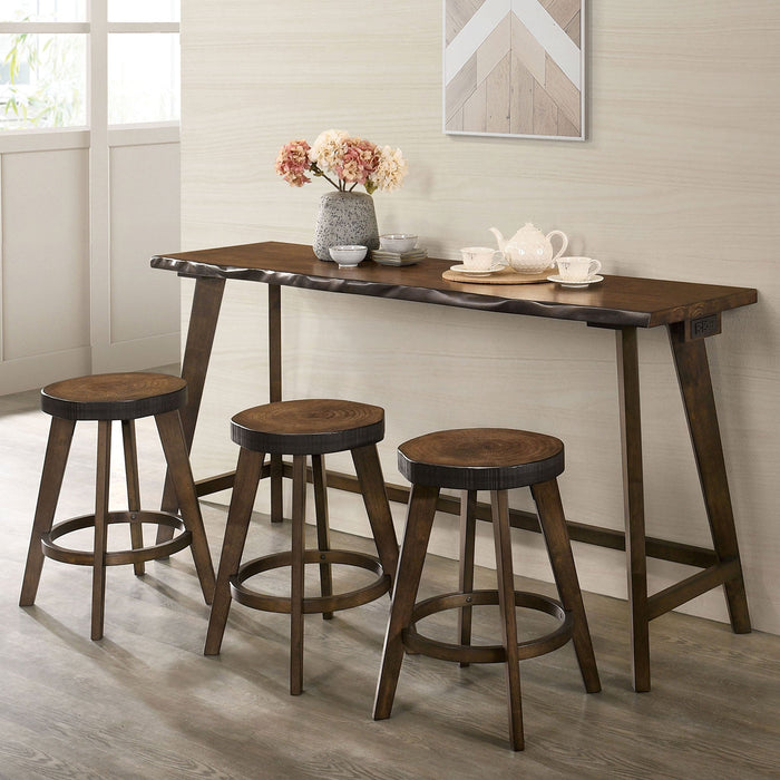 MISSOULA 4 Pc. Counter Ht. Table Set - Premium Dining Room Set from FOA East - Just $727.35! Shop now at Furniture Wholesale Plus  We are the best furniture store in Nashville, Hendersonville, Goodlettsville, Madison, Antioch, Mount Juliet, Lebanon, Gallatin, Springfield, Murfreesboro, Franklin, Brentwood