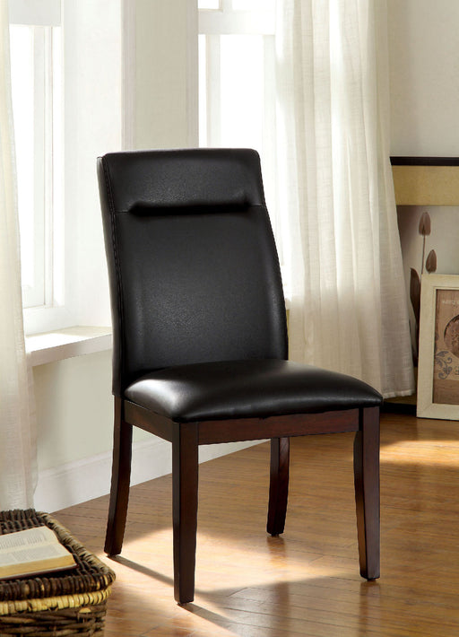 LAWRENCE Dark Cherry Side Chair (2/CTN) - Premium Dining Chair from FOA East - Just $306.15! Shop now at Furniture Wholesale Plus  We are the best furniture store in Nashville, Hendersonville, Goodlettsville, Madison, Antioch, Mount Juliet, Lebanon, Gallatin, Springfield, Murfreesboro, Franklin, Brentwood