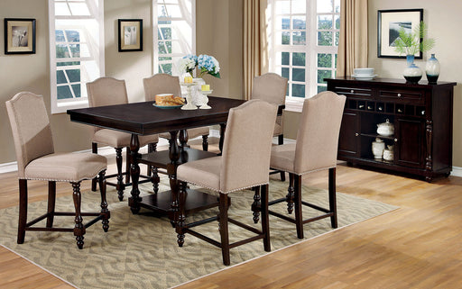 HURDSFIELD Antique Cherry Counter Ht. Table - Premium Dining Table from FOA East - Just $489.45! Shop now at Furniture Wholesale Plus  We are the best furniture store in Nashville, Hendersonville, Goodlettsville, Madison, Antioch, Mount Juliet, Lebanon, Gallatin, Springfield, Murfreesboro, Franklin, Brentwood