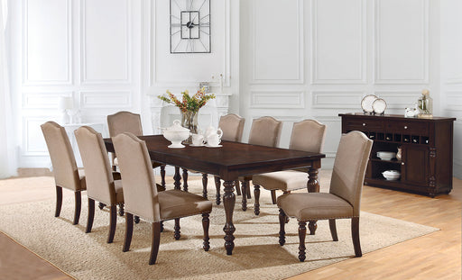 HOLCROFT Antique Cherry, Beige 6 Pc. Dining Table Set w/ Bench - Premium Dining Room Set from FOA East - Just $1310.40! Shop now at Furniture Wholesale Plus  We are the best furniture store in Nashville, Hendersonville, Goodlettsville, Madison, Antioch, Mount Juliet, Lebanon, Gallatin, Springfield, Murfreesboro, Franklin, Brentwood