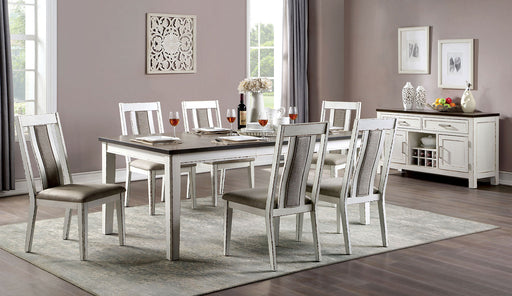 HALSEY 7 Pc. Dining Table Set - Premium Dining Room Set from FOA East - Just $1411.80! Shop now at Furniture Wholesale Plus  We are the best furniture store in Nashville, Hendersonville, Goodlettsville, Madison, Antioch, Mount Juliet, Lebanon, Gallatin, Springfield, Murfreesboro, Franklin, Brentwood