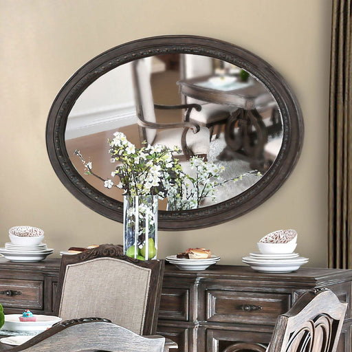 ARCADIA Rustic Natural Tone Mirror, Oval - Premium Mirror from FOA East - Just $374.40! Shop now at Furniture Wholesale Plus  We are the best furniture store in Nashville, Hendersonville, Goodlettsville, Madison, Antioch, Mount Juliet, Lebanon, Gallatin, Springfield, Murfreesboro, Franklin, Brentwood