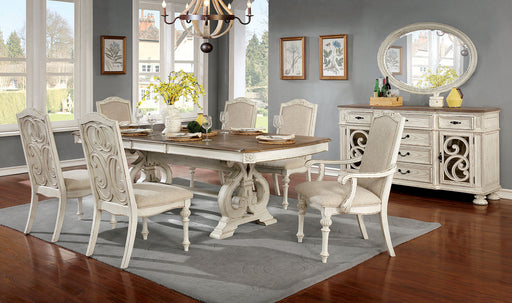 ARCADIA 7 Pc. Dining Table Set (2AC+4SC) - Premium Dining Room Set from FOA East - Just $3092.70! Shop now at Furniture Wholesale Plus  We are the best furniture store in Nashville, Hendersonville, Goodlettsville, Madison, Antioch, Mount Juliet, Lebanon, Gallatin, Springfield, Murfreesboro, Franklin, Brentwood
