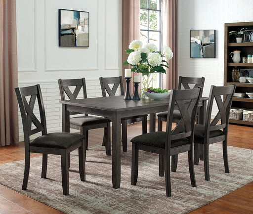 CILGERRAN 7 PC. Dining Table Set - Premium Dining Room Set from FOA East - Just $1010.10! Shop now at Furniture Wholesale Plus  We are the best furniture store in Nashville, Hendersonville, Goodlettsville, Madison, Antioch, Mount Juliet, Lebanon, Gallatin, Springfield, Murfreesboro, Franklin, Brentwood