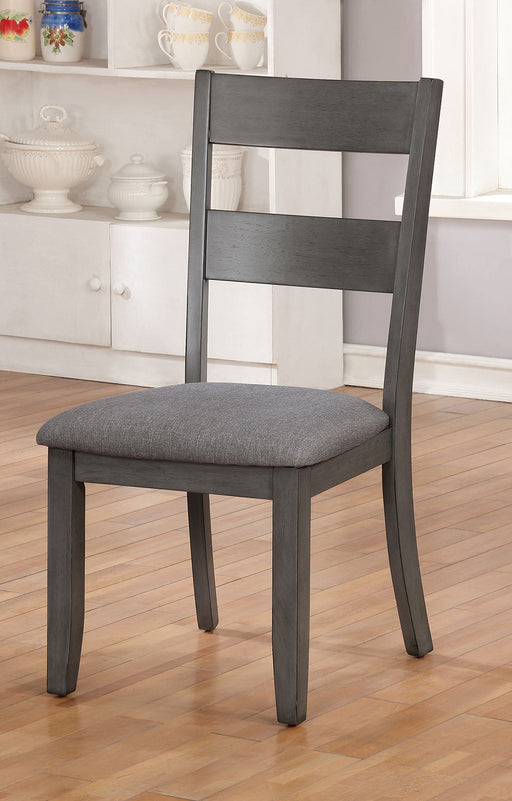 Juniper Gray Side Chair (2/CTN) - Premium Dining Chair from FOA East - Just $210.60! Shop now at Furniture Wholesale Plus  We are the best furniture store in Nashville, Hendersonville, Goodlettsville, Madison, Antioch, Mount Juliet, Lebanon, Gallatin, Springfield, Murfreesboro, Franklin, Brentwood