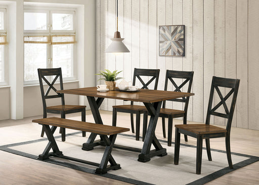 YENSLEY Dining Table w/ 2 x 9" Leaves - Premium Dining Table from FOA East - Just $442.65! Shop now at Furniture Wholesale Plus  We are the best furniture store in Nashville, Hendersonville, Goodlettsville, Madison, Antioch, Mount Juliet, Lebanon, Gallatin, Springfield, Murfreesboro, Franklin, Brentwood