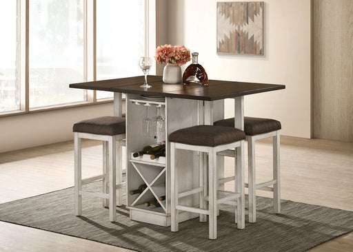 BINGHAM Counter Ht. Table w/ 2 x 15" Leaves - Premium Counter Height Table from FOA East - Just $536.25! Shop now at Furniture Wholesale Plus  We are the best furniture store in Nashville, Hendersonville, Goodlettsville, Madison, Antioch, Mount Juliet, Lebanon, Gallatin, Springfield, Murfreesboro, Franklin, Brentwood