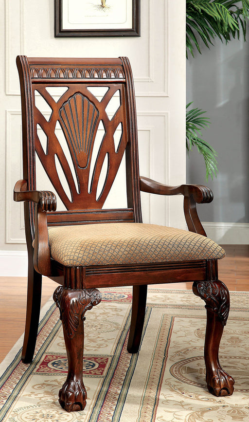 PETERSBURG I Cherry Arm Chair (2/CTN) - Premium Dining Chair from FOA East - Just $395.85! Shop now at Furniture Wholesale Plus  We are the best furniture store in Nashville, Hendersonville, Goodlettsville, Madison, Antioch, Mount Juliet, Lebanon, Gallatin, Springfield, Murfreesboro, Franklin, Brentwood