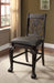 Petersburg Dark Gray Counter Ht. Chair (2/CTN) - Premium Dining Chair from FOA East - Just $399.75! Shop now at Furniture Wholesale Plus  We are the best furniture store in Nashville, Hendersonville, Goodlettsville, Madison, Antioch, Mount Juliet, Lebanon, Gallatin, Springfield, Murfreesboro, Franklin, Brentwood