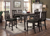 Petersburg Dark Gray 7 Pc. Counter Ht Dining Table Set - Premium Dining Room Set from FOA East - Just $2067! Shop now at Furniture Wholesale Plus  We are the best furniture store in Nashville, Hendersonville, Goodlettsville, Madison, Antioch, Mount Juliet, Lebanon, Gallatin, Springfield, Murfreesboro, Franklin, Brentwood