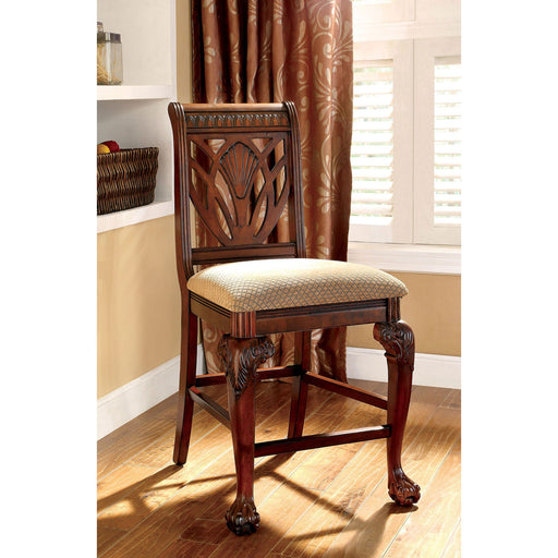 PETERSBURG II Cherry Counter Ht. Chair (2/CTN) - Premium Dining Chair from FOA East - Just $399.75! Shop now at Furniture Wholesale Plus  We are the best furniture store in Nashville, Hendersonville, Goodlettsville, Madison, Antioch, Mount Juliet, Lebanon, Gallatin, Springfield, Murfreesboro, Franklin, Brentwood