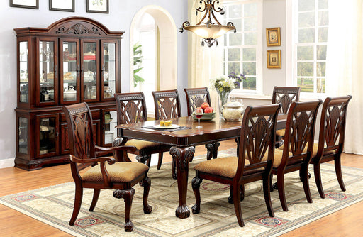 PETERSBURG I Cherry 9 Pc. Dining Table Set (2AC+6SC) - Premium Dining Room Set from FOA East - Just $2277.60! Shop now at Furniture Wholesale Plus  We are the best furniture store in Nashville, Hendersonville, Goodlettsville, Madison, Antioch, Mount Juliet, Lebanon, Gallatin, Springfield, Murfreesboro, Franklin, Brentwood