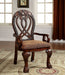 WYNDMERE Cherry Arm Chair (2/CTN) - Premium Dining Chair from FOA East - Just $865.80! Shop now at Furniture Wholesale Plus  We are the best furniture store in Nashville, Hendersonville, Goodlettsville, Madison, Antioch, Mount Juliet, Lebanon, Gallatin, Springfield, Murfreesboro, Franklin, Brentwood