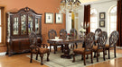 WYNDMERE Cherry 7 Pc. Dining Table Set (2AC+4SC) - Premium Dining Room Set from FOA East - Just $4270.50! Shop now at Furniture Wholesale Plus  We are the best furniture store in Nashville, Hendersonville, Goodlettsville, Madison, Antioch, Mount Juliet, Lebanon, Gallatin, Springfield, Murfreesboro, Franklin, Brentwood