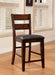DICKINSON II Dark Cherry Counter Ht. Chair (2/CTN) - Premium Dining Chair from FOA East - Just $235.95! Shop now at Furniture Wholesale Plus  We are the best furniture store in Nashville, Hendersonville, Goodlettsville, Madison, Antioch, Mount Juliet, Lebanon, Gallatin, Springfield, Murfreesboro, Franklin, Brentwood