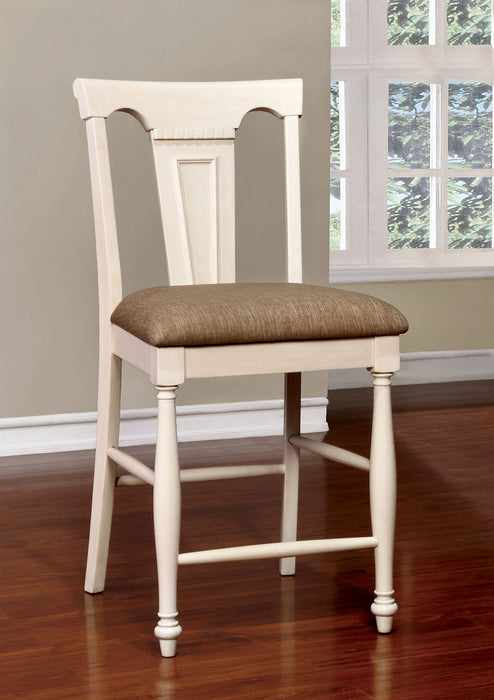 SABRINA Off White/Cherry Ctr.Ht. Chair, Cherry & White (2/CTN) - Premium Dining Chair from FOA East - Just $354.90! Shop now at Furniture Wholesale Plus  We are the best furniture store in Nashville, Hendersonville, Goodlettsville, Madison, Antioch, Mount Juliet, Lebanon, Gallatin, Springfield, Murfreesboro, Franklin, Brentwood