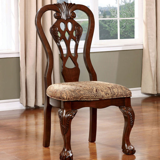 ELANA Brown Cherry Side Chair (2/CTN) - Premium Dining Chair from FOA East - Just $446.55! Shop now at Furniture Wholesale Plus  We are the best furniture store in Nashville, Hendersonville, Goodlettsville, Madison, Antioch, Mount Juliet, Lebanon, Gallatin, Springfield, Murfreesboro, Franklin, Brentwood