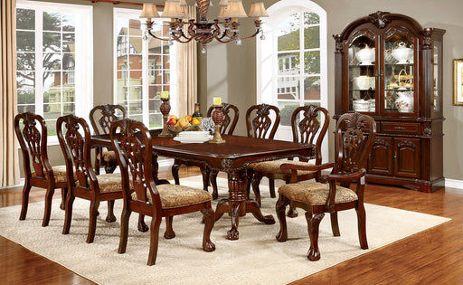 ELANA Brown Cherry Dining Table w/ 18" Butterfly Leaf - Premium Dining Table from FOA East - Just $980.85! Shop now at Furniture Wholesale Plus  We are the best furniture store in Nashville, Hendersonville, Goodlettsville, Madison, Antioch, Mount Juliet, Lebanon, Gallatin, Springfield, Murfreesboro, Franklin, Brentwood
