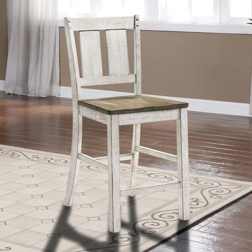 DAKOTA Counter Ht. Chair (2/CTN), A.White/Ash Brown - Premium Barstool from FOA East - Just $261.30! Shop now at Furniture Wholesale Plus  We are the best furniture store in Nashville, Hendersonville, Goodlettsville, Madison, Antioch, Mount Juliet, Lebanon, Gallatin, Springfield, Murfreesboro, Franklin, Brentwood