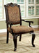 BELLAGIO Brown Cherry/Pattern Fabric Arm Chair (2/CTN) - Premium Dining Chair from FOA East - Just $631.80! Shop now at Furniture Wholesale Plus  We are the best furniture store in Nashville, Hendersonville, Goodlettsville, Madison, Antioch, Mount Juliet, Lebanon, Gallatin, Springfield, Murfreesboro, Franklin, Brentwood