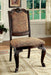 BELLAGIO Brown Cherry/Pattern Fabric Side Chair (2/CTN) - Premium Chair from FOA East - Just $586.95! Shop now at Furniture Wholesale Plus  We are the best furniture store in Nashville, Hendersonville, Goodlettsville, Madison, Antioch, Mount Juliet, Lebanon, Gallatin, Springfield, Murfreesboro, Franklin, Brentwood