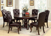 BELLAGIO Table + 4 Leatherette Chairs - Premium Dining Room Set from FOA East - Just $2107.95! Shop now at Furniture Wholesale Plus  We are the best furniture store in Nashville, Hendersonville, Goodlettsville, Madison, Antioch, Mount Juliet, Lebanon, Gallatin, Springfield, Murfreesboro, Franklin, Brentwood