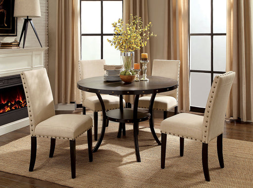 Kaitlin Light Walnut Round Dining Table - Premium Dining Table from FOA East - Just $300.30! Shop now at Furniture Wholesale Plus  We are the best furniture store in Nashville, Hendersonville, Goodlettsville, Madison, Antioch, Mount Juliet, Lebanon, Gallatin, Springfield, Murfreesboro, Franklin, Brentwood