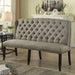 SANIA 3-Seater Loveseat Bench - Premium Loveseat from FOA East - Just $514.80! Shop now at Furniture Wholesale Plus  We are the best furniture store in Nashville, Hendersonville, Goodlettsville, Madison, Antioch, Mount Juliet, Lebanon, Gallatin, Springfield, Murfreesboro, Franklin, Brentwood