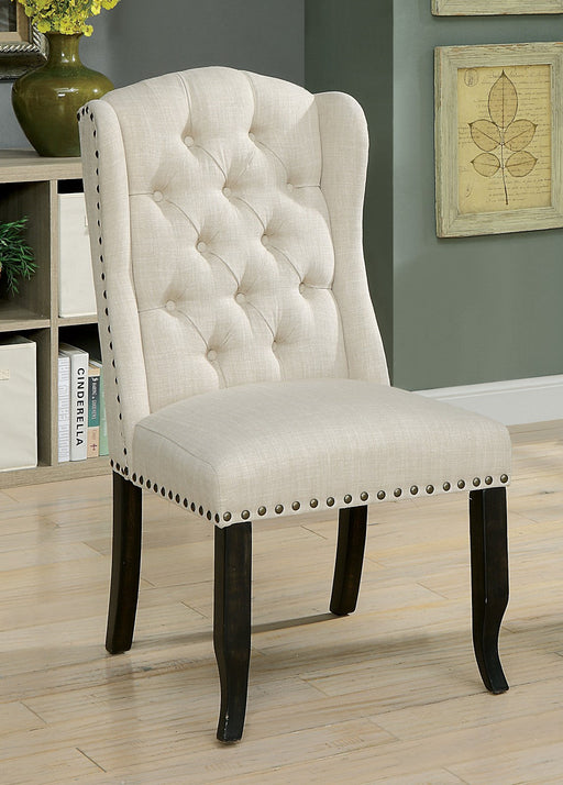 Wingback Chair, Beige (2/CTN) - Premium Dining Chair from FOA East - Just $446.55! Shop now at Furniture Wholesale Plus  We are the best furniture store in Nashville, Hendersonville, Goodlettsville, Madison, Antioch, Mount Juliet, Lebanon, Gallatin, Springfield, Murfreesboro, Franklin, Brentwood