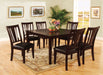 Bridgette I Espresso 7 Pc. Sq. Dining Table Set - Premium Dining Room Set from FOA East - Just $795.60! Shop now at Furniture Wholesale Plus  We are the best furniture store in Nashville, Hendersonville, Goodlettsville, Madison, Antioch, Mount Juliet, Lebanon, Gallatin, Springfield, Murfreesboro, Franklin, Brentwood