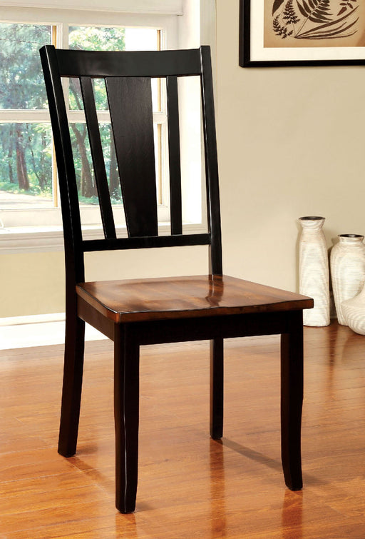 DOVER Black/Cherry Side Chair (2/CTN) - Premium Dining Chair from FOA East - Just $210.60! Shop now at Furniture Wholesale Plus  We are the best furniture store in Nashville, Hendersonville, Goodlettsville, Madison, Antioch, Mount Juliet, Lebanon, Gallatin, Springfield, Murfreesboro, Franklin, Brentwood