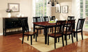DOVER Black/Cherry 7 Pc. Dining Table Set - Premium Dining Room Set from FOA East - Just $1146.60! Shop now at Furniture Wholesale Plus  We are the best furniture store in Nashville, Hendersonville, Goodlettsville, Madison, Antioch, Mount Juliet, Lebanon, Gallatin, Springfield, Murfreesboro, Franklin, Brentwood