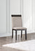Modoc Espresso/Beige Side Chair (2/CTN) - Premium Dining Chair from FOA East - Just $329.55! Shop now at Furniture Wholesale Plus  We are the best furniture store in Nashville, Hendersonville, Goodlettsville, Madison, Antioch, Mount Juliet, Lebanon, Gallatin, Springfield, Murfreesboro, Franklin, Brentwood