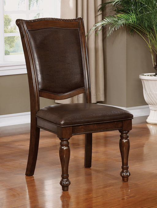 Alpena Brown Cherry/Espresso Side Chair (2/CTN) - Premium Dining Chair from FOA East - Just $306.15! Shop now at Furniture Wholesale Plus  We are the best furniture store in Nashville, Hendersonville, Goodlettsville, Madison, Antioch, Mount Juliet, Lebanon, Gallatin, Springfield, Murfreesboro, Franklin, Brentwood