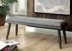 Vilhelm I Gray Bench - Premium Bench from FOA East - Just $261.30! Shop now at Furniture Wholesale Plus (Nashville,TN)  We are the best furniture store in Nashville, Hendersonville, Goodlettsville, Madison, Antioch, Mount Juliet, Lebanon, Gallatin, Springfield, Murfreesboro, Franklin, Brentwood
