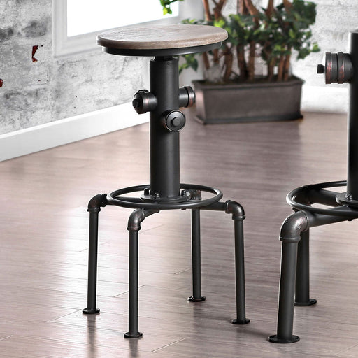 Foskey Antique Black Bar Stool (2/CTN) - Premium Barstool from FOA East - Just $421.20! Shop now at Furniture Wholesale Plus  We are the best furniture store in Nashville, Hendersonville, Goodlettsville, Madison, Antioch, Mount Juliet, Lebanon, Gallatin, Springfield, Murfreesboro, Franklin, Brentwood