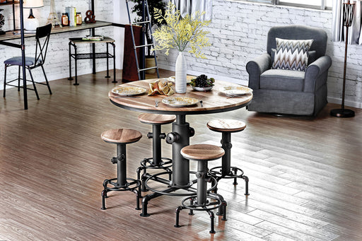 Foskey Antique Black 5 Pc. Dining Table Set - Premium Dining Room Set from FOA East - Just $1027.65! Shop now at Furniture Wholesale Plus  We are the best furniture store in Nashville, Hendersonville, Goodlettsville, Madison, Antioch, Mount Juliet, Lebanon, Gallatin, Springfield, Murfreesboro, Franklin, Brentwood