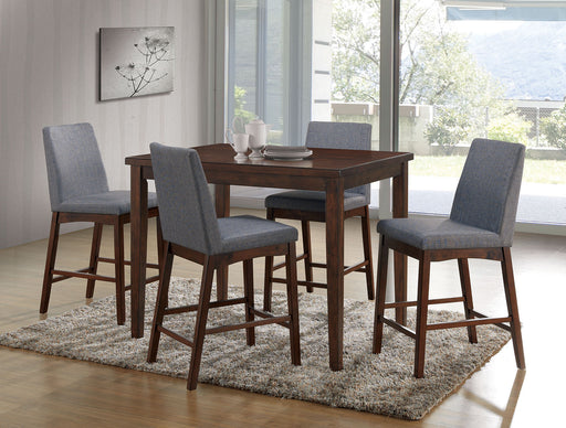 Marten Brown Cherry/Gray Counter Ht. Table - Premium Dining Table from FOA East - Just $230.10! Shop now at Furniture Wholesale Plus  We are the best furniture store in Nashville, Hendersonville, Goodlettsville, Madison, Antioch, Mount Juliet, Lebanon, Gallatin, Springfield, Murfreesboro, Franklin, Brentwood