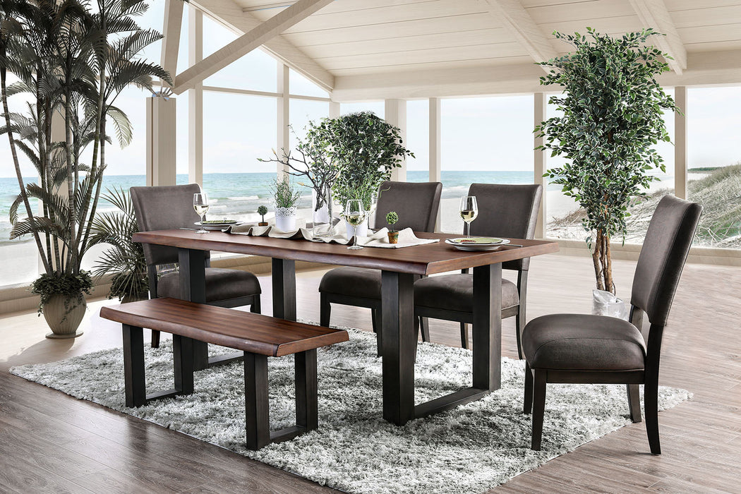 Patience Rustic Natural Tone Dining Table - Premium Dining Table from FOA East - Just $700.05! Shop now at Furniture Wholesale Plus  We are the best furniture store in Nashville, Hendersonville, Goodlettsville, Madison, Antioch, Mount Juliet, Lebanon, Gallatin, Springfield, Murfreesboro, Franklin, Brentwood