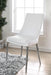 Izzy Silver/White Side Chair, White (2/CTN) - Premium Dining Chair from FOA East - Just $425.10! Shop now at Furniture Wholesale Plus  We are the best furniture store in Nashville, Hendersonville, Goodlettsville, Madison, Antioch, Mount Juliet, Lebanon, Gallatin, Springfield, Murfreesboro, Franklin, Brentwood