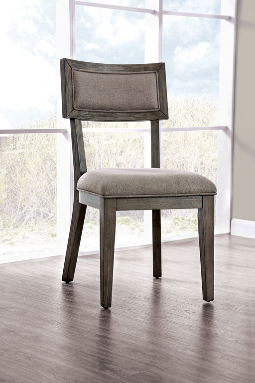 Leeds Gray Side Chair - Premium Dining Chair from FOA East - Just $306.15! Shop now at Furniture Wholesale Plus (Nashville,TN)  We are the best furniture store in Nashville, Hendersonville, Goodlettsville, Madison, Antioch, Mount Juliet, Lebanon, Gallatin, Springfield, Murfreesboro, Franklin, Brentwood