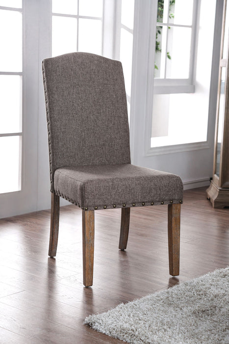 Bridgen Natural/Brown Side Chair (2/CTN) - Premium Dining Chair from FOA East - Just $306.15! Shop now at Furniture Wholesale Plus  We are the best furniture store in Nashville, Hendersonville, Goodlettsville, Madison, Antioch, Mount Juliet, Lebanon, Gallatin, Springfield, Murfreesboro, Franklin, Brentwood