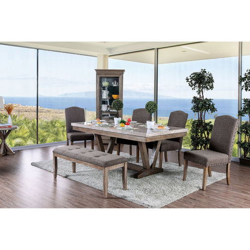 Bridgen Natural Dining Table - Premium Dining Table from FOA East - Just $865.80! Shop now at Furniture Wholesale Plus  We are the best furniture store in Nashville, Hendersonville, Goodlettsville, Madison, Antioch, Mount Juliet, Lebanon, Gallatin, Springfield, Murfreesboro, Franklin, Brentwood