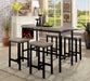 Vilvoorde Natural Tone/Gray 5 Pc. Counter Ht. Table Set - Premium Dining Room Set from FOA East - Just $351! Shop now at Furniture Wholesale Plus  We are the best furniture store in Nashville, Hendersonville, Goodlettsville, Madison, Antioch, Mount Juliet, Lebanon, Gallatin, Springfield, Murfreesboro, Franklin, Brentwood