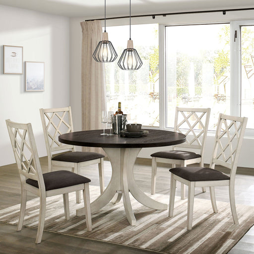 HALEIGH Round Dining Table - Premium Dining Table from FOA East - Just $464.10! Shop now at Furniture Wholesale Plus  We are the best furniture store in Nashville, Hendersonville, Goodlettsville, Madison, Antioch, Mount Juliet, Lebanon, Gallatin, Springfield, Murfreesboro, Franklin, Brentwood