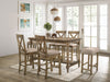 PLANKINTON 7 Pc. Counter Ht. Table Set - Premium Dining Room Set from FOA East - Just $1263.60! Shop now at Furniture Wholesale Plus  We are the best furniture store in Nashville, Hendersonville, Goodlettsville, Madison, Antioch, Mount Juliet, Lebanon, Gallatin, Springfield, Murfreesboro, Franklin, Brentwood