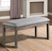 LAQUILA Bench, Gray - Premium Bench from FOA East - Just $142.35! Shop now at Furniture Wholesale Plus  We are the best furniture store in Nashville, Hendersonville, Goodlettsville, Madison, Antioch, Mount Juliet, Lebanon, Gallatin, Springfield, Murfreesboro, Franklin, Brentwood